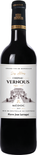 Изображение товара Вино Les Allees Du Chateau Vernous из Франции 0.75 л классическое сухое бордоское