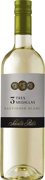 Вино Santa Rita, 3 Tres Medallas Sauvignon Blanc 0.75 л