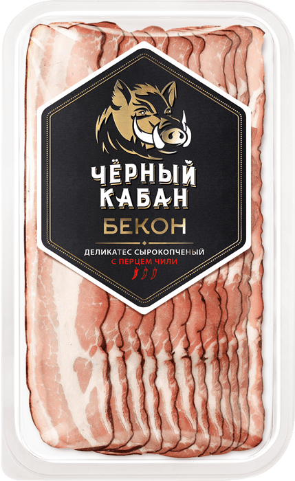 Бекон сырокопченый Черный Кабан