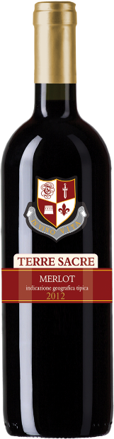 Вино Terre Sacre Merlot Puglia полусухое красное 0.75 л