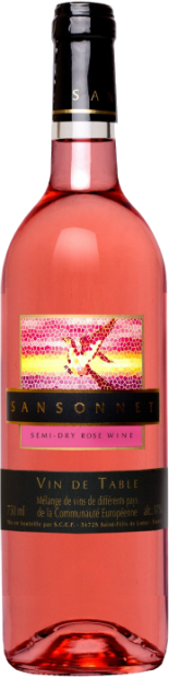 Вино AdVini Sansonnet розовое полусухое 0.75 л