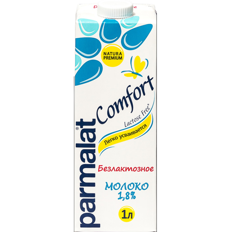 Молоко Parmalat Comfort безлактозное 1.8% молоко безлактозное parmalat comfort 3 5% 1 л