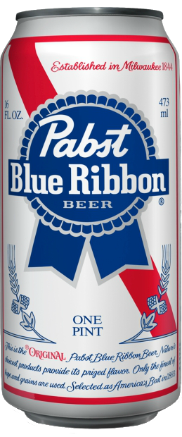 Светлое пиво Pabst Blue Ribbon 0.473 л