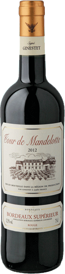 Вино Tour de Mandelotte Bordeaux Supérieur AOC 0.75 л