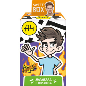 Изображение товара Влад А4 Sweet Box мармелад с подарком в коробочке