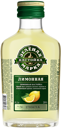 Изображение товара Настойки Зелёная Марка Лимонная