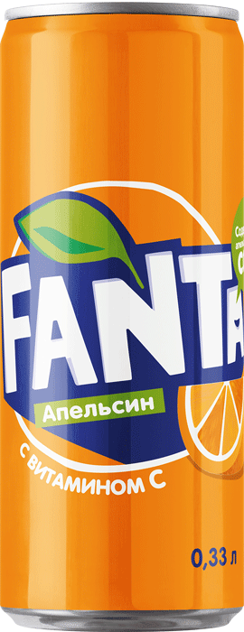 Газированный напиток Fanta Апельсин 0.33 л