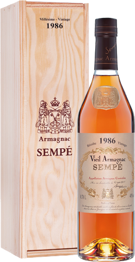 Арманьяк Sempe Vieil Vintage 1986 Armagnac AOC 0.7 л