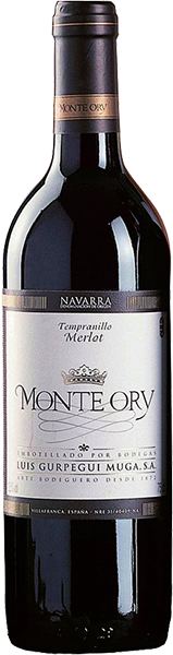 Вино Luis Gurpegui Muga, Monte Ory Tempranillo Merlot, Navarra DO 0.75 л