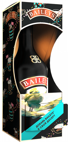 Ликер Бейлис, Ориджинал / Baileys, Original, 17%, 0.375л