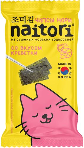 Изображение товара Чипсы Naitori Нори со вкусом креветки