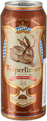 Светлое пиво Wolpertinger Naturtrubes Hefeweissbier 0.5 л