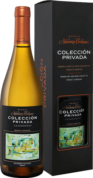 Вино Coleccion Privada Chardonnay White Dry, gift box 0.75 л