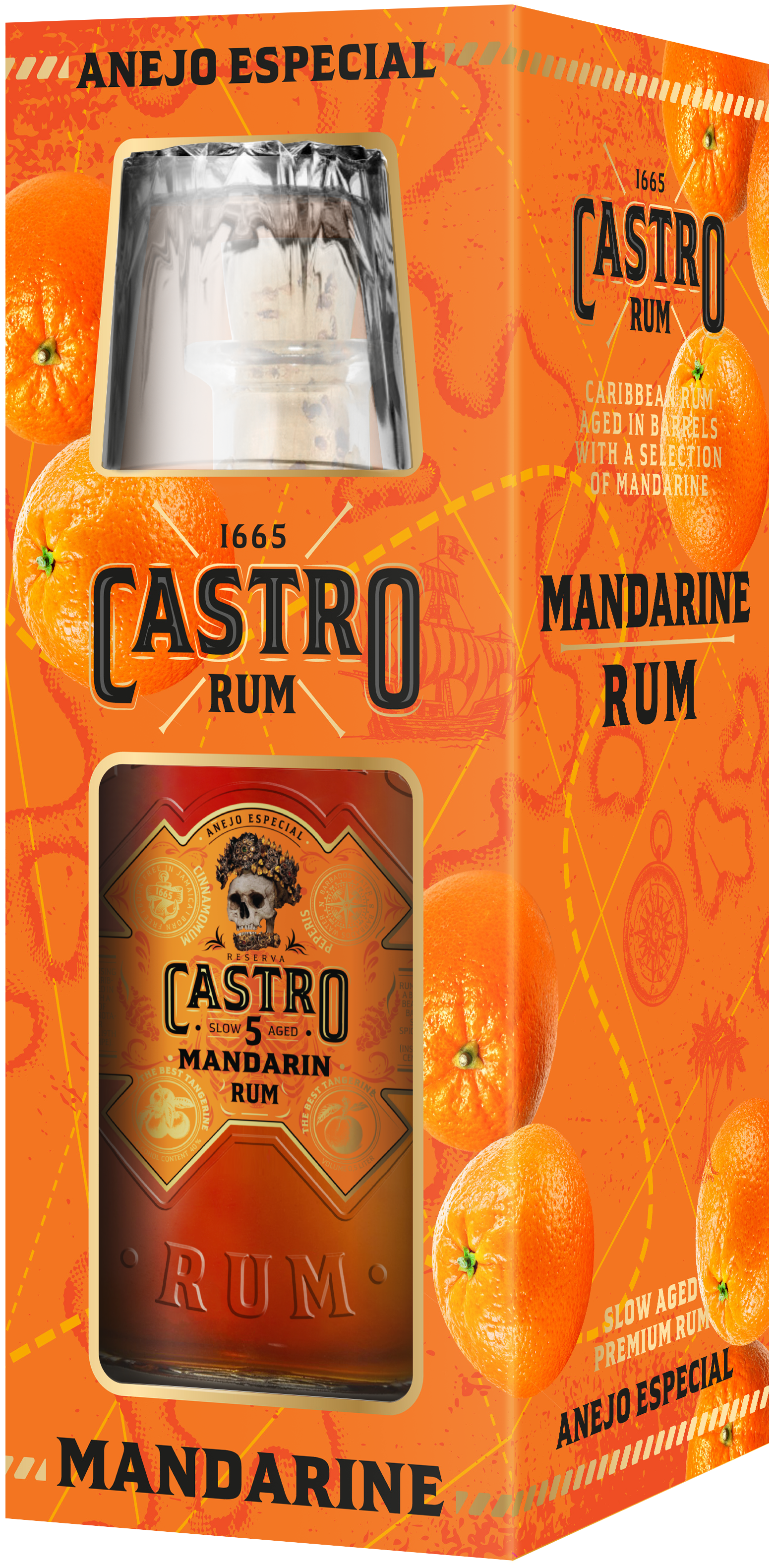 Изображение товара Ром Коктейль Castro Mandarinе ПУ бокал