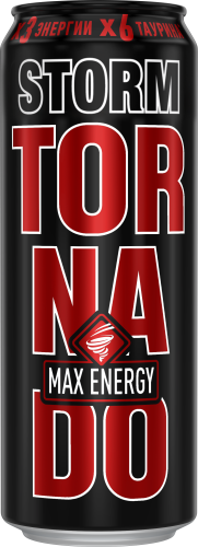 Изображение товара Энергетический напиток Tornado Max Energy Original 0.45 л для бодрости и концентрации