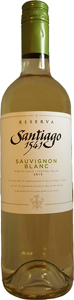 Вино Sauvignon Blanc Reserva Santiago 1541 0.75 л