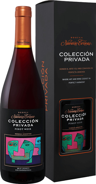 Вино Coleccion Privada Pinot Noir Red Dry, gift box 0.75 л