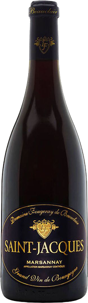 Вино Domaine Fougeray De Beauclair Marsannay Les Saint-Jacques Rouge Red Dry 0.75 л