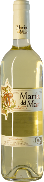 Вино Maria Del Mar Blanco Semidulce 0.75 л