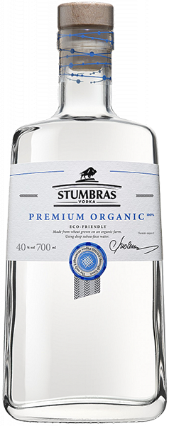 Водка Stumbras, Premium Organic 0.7 л