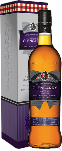 Виски Glengarry, Single Malt, 12-летней выдержки, в подарочной упаковке 0.7 л