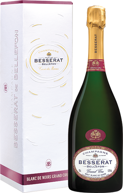 Шампанское Besserat de Bellefon, Cuvee des Moines, Grand CruBlanc de Noirs Brut, в подарочной упаковке 0.75 л