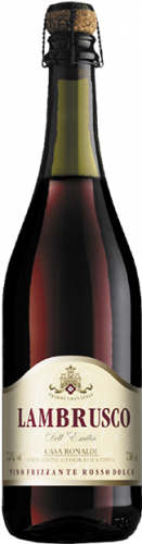 Игристое вино Lambrusco dell'Emilia Ronaldi красное полусладкое