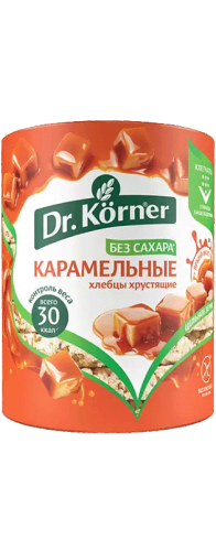 Хлебцы кукурузно-рисовые карамельные Dr.Korner