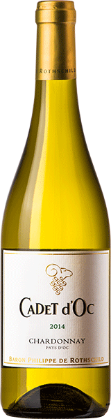 Вино Cepages de Cadet d'Oc Chardonnay Pays d'Oc 0.75 л