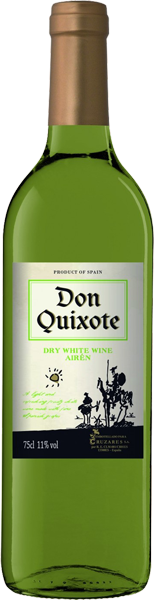 Вино Don Quixote, white dry, Vino de Mesa 0.75 л
