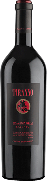 Вино Cantine San Giorgio, Tiranno Malvasia Nera, Salento IGP 0.75 л