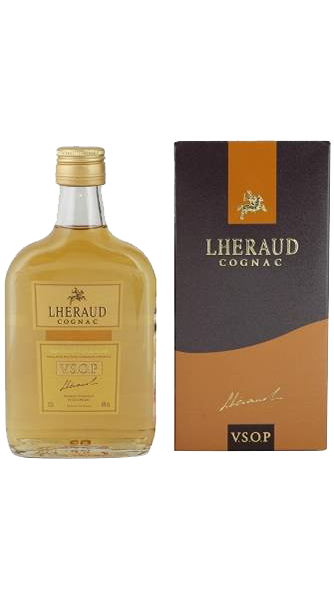 Коньяк Lheraud Cognac VSOP, в подарочной упаковке 0.35 л