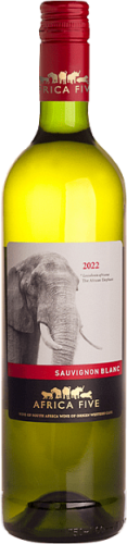 Изображение товара Africa Five Sauvignon Blanc белое полусухое вино 0.75 л из ЮАР