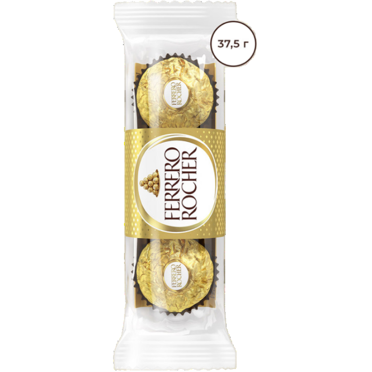 Конфеты Ferrero Rocher, молочный шоколад и лесной орех