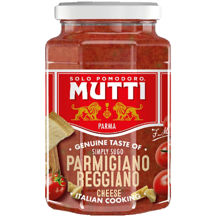 Соус Mutti томатный с сыром реджано пармиджано, с/б