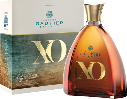 Коньяк Gautier X.O., в подарочной упаковке 0.7 л