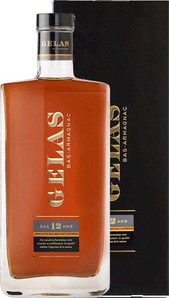 Арманьяк Gelas, Bas Armagnac 12 ans, в подарочной упаковке 0.7 л