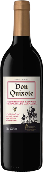 Вино Don Quixote red medium sweet, Vino de Mesa 0.75 л