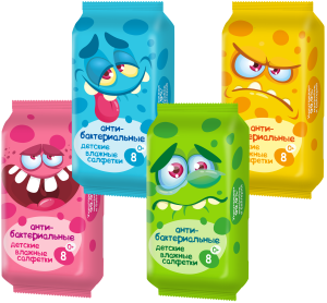 Изображение товара Влажные салфетки детские антибактериальные Эконом Smart №8