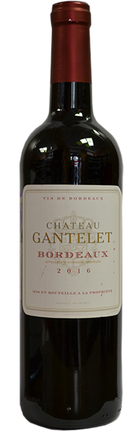 Вино Chateau Gantelet Bordeaux 0.75 л