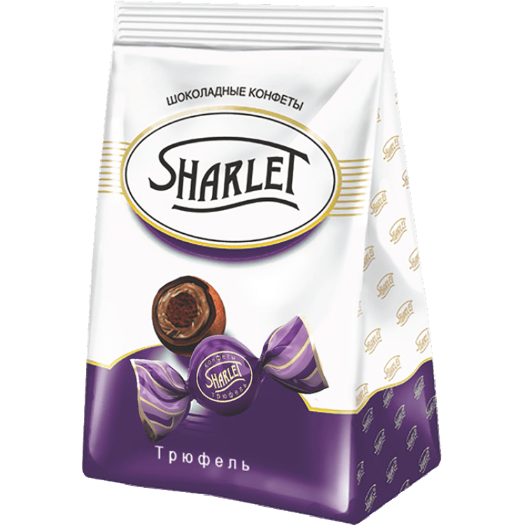 SHARLET Трюфель с комбинированными кремовыми начинками 200гр