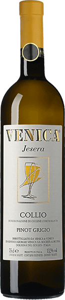 Вино Venica & Venica, Pinot Grigio Collio DOC Jesera 0.75 л