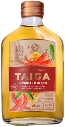 Изображение товара Настойки Тайга Перцовая с Медом