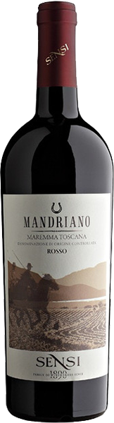 Вино Sensi, Mandriano Rosso, Maremma Toscana DOC 0.75 л