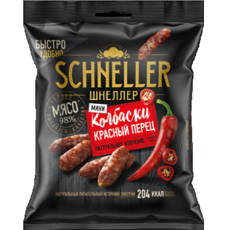 Колбаски красный перец мини Шнеллер