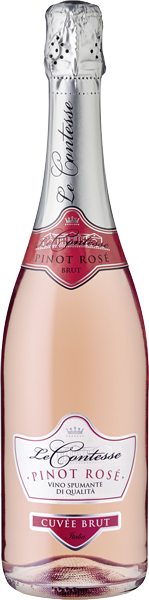 Игристое вино Le Contesse Pinot Brut Spumante Rose 0.75 л
