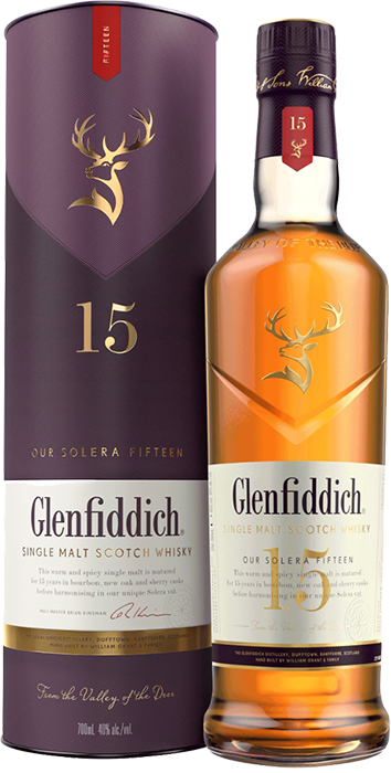 Изображение товара Виски Glenfiddich, 15 летней выдержки, в п/у Изображение товара Виски Glenfiddich, 15 летней выдержки, в п/у