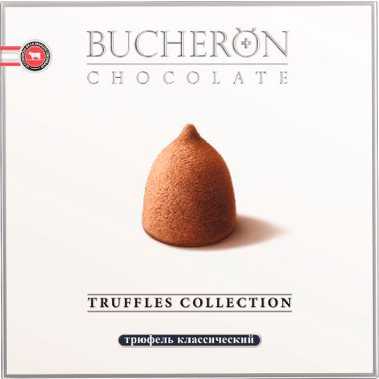 конфеты bucheron трюфель с цельным фундуком BUCHERON Конфеты Трюфель классический в картоне 225г/6шт