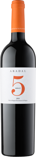 Изображение товара Вино ABADAL 5 MERLOT, Испания, сухое, 0.75 л, крепость 14.5%
