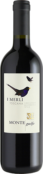 Вино Monteguelfo, I Merli, Toscana IGT 0.75 л